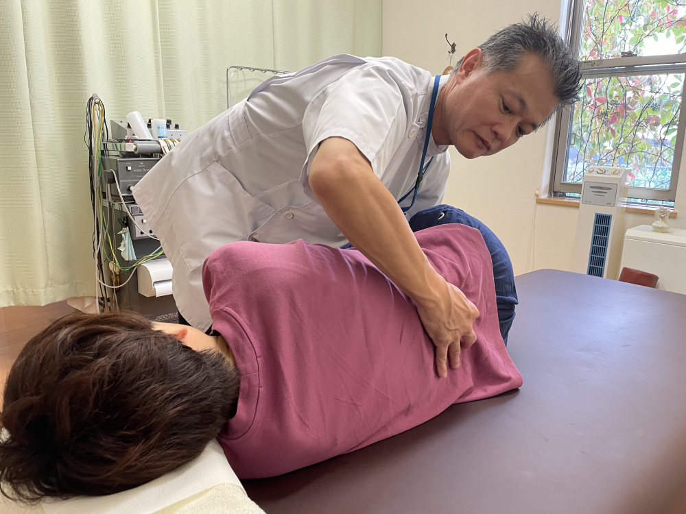 腰椎に対する施術